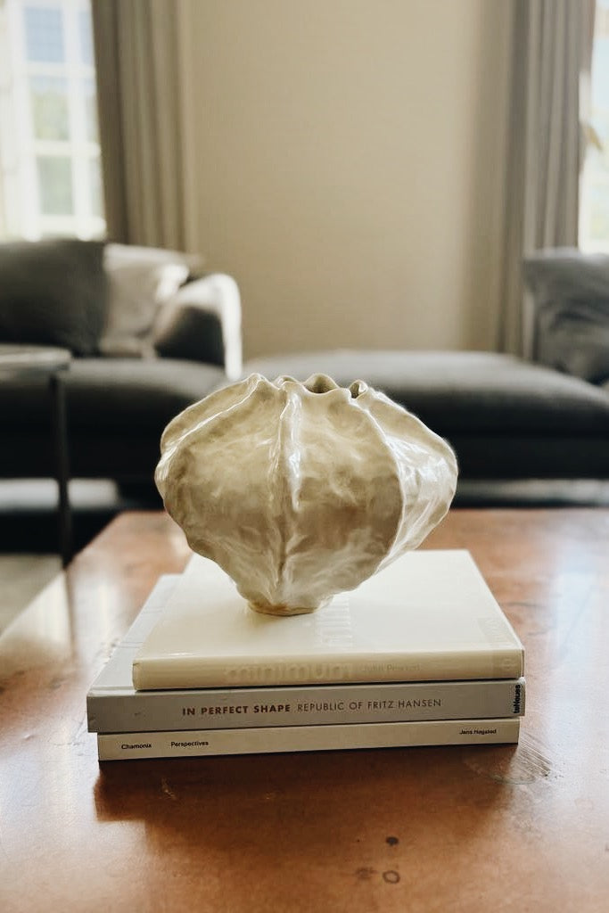 KERNE VASE BEIGE