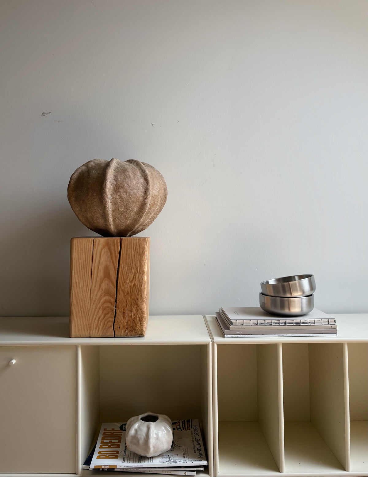 BOBLE VASE BRUN - STOR