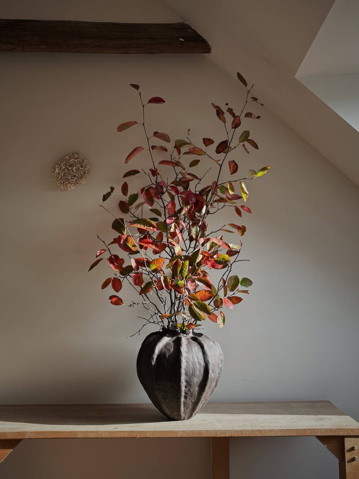 DRÅBE VASE SORT - STOR 01