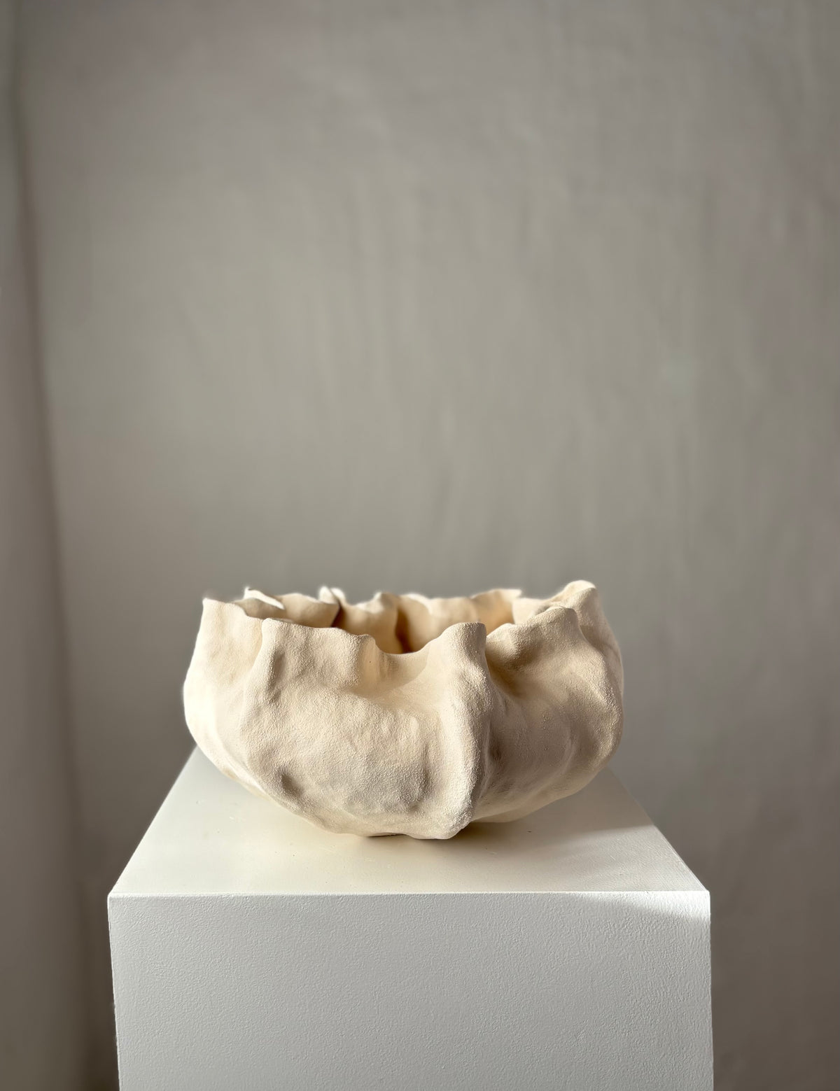 SKULPTUR HVID KNOP