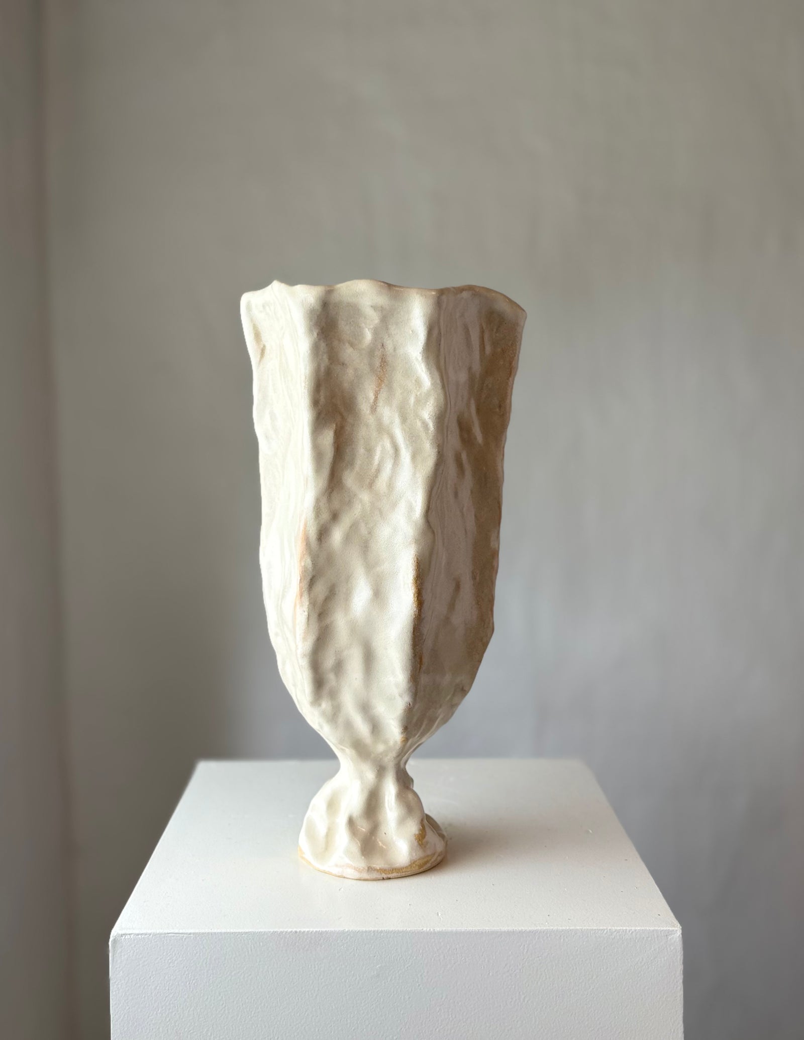 BLOMST VASE BEIGE - STOR