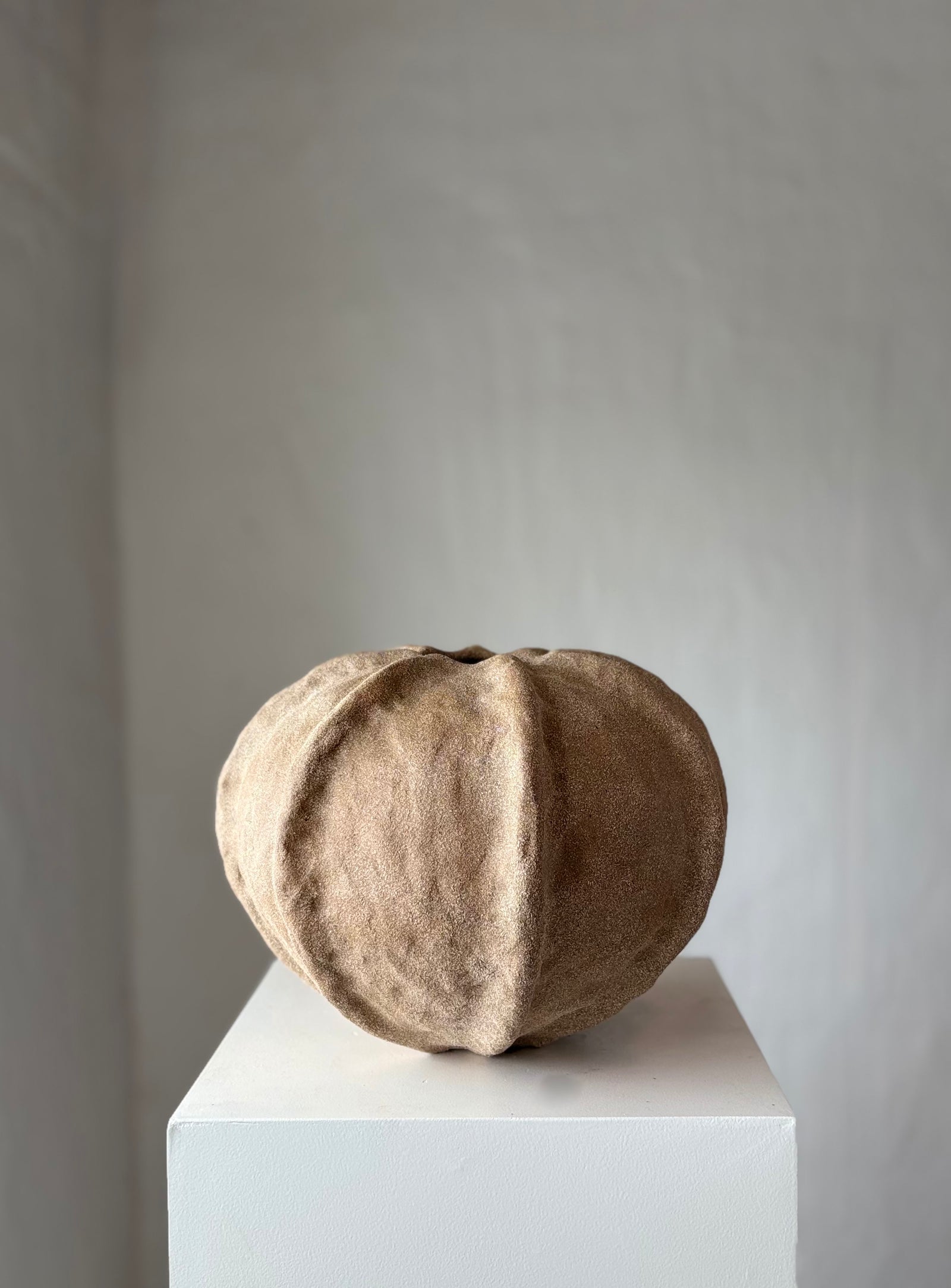 BOBLE VASE BRUN - STOR