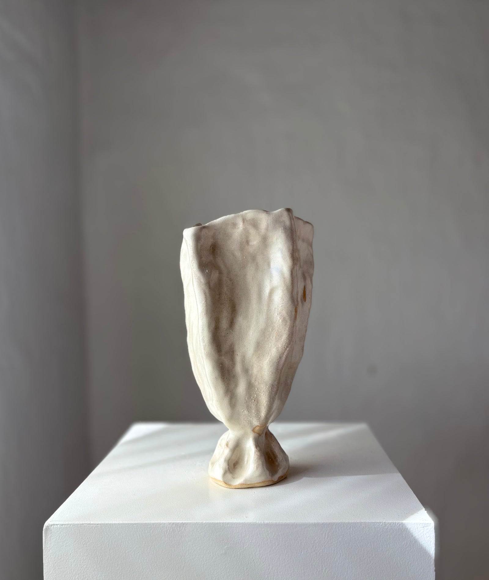 BLOMST VASE BEIGE - LILLE